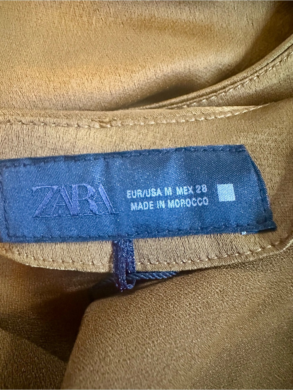 Zara Olive Green V-Neck Maxi Dress - Picture 6 of 8